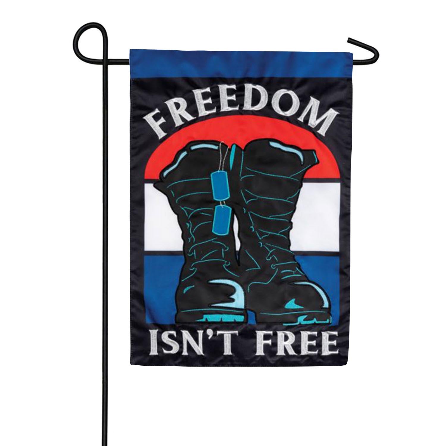 Carson Freedom Applique Garden Flag