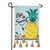 Carson Sweet Pineapple Applique Garden Flag