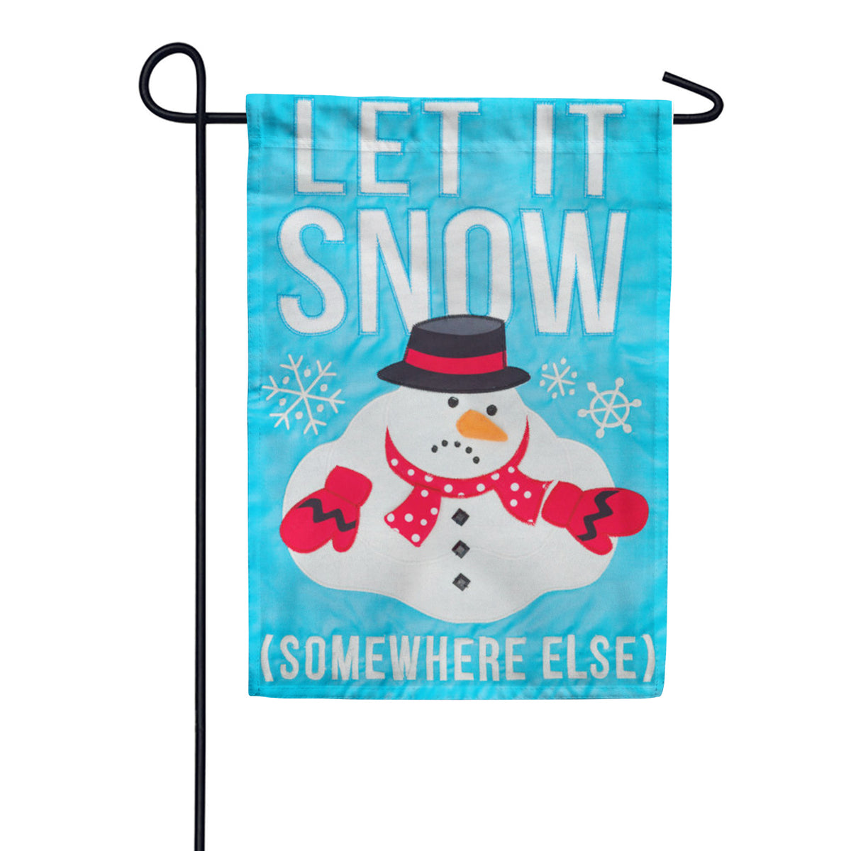 Custom Decor Applique Garden Flag - Somewhere Else