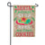 Custom Decor Burlap Garden Flag - Santa Cookies