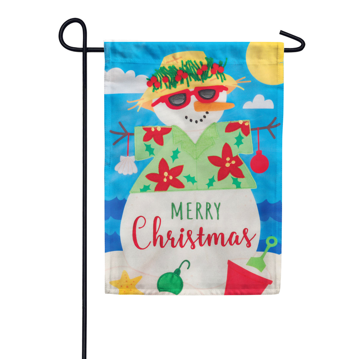 Custom Decor Applique Garden Flag - Sandman