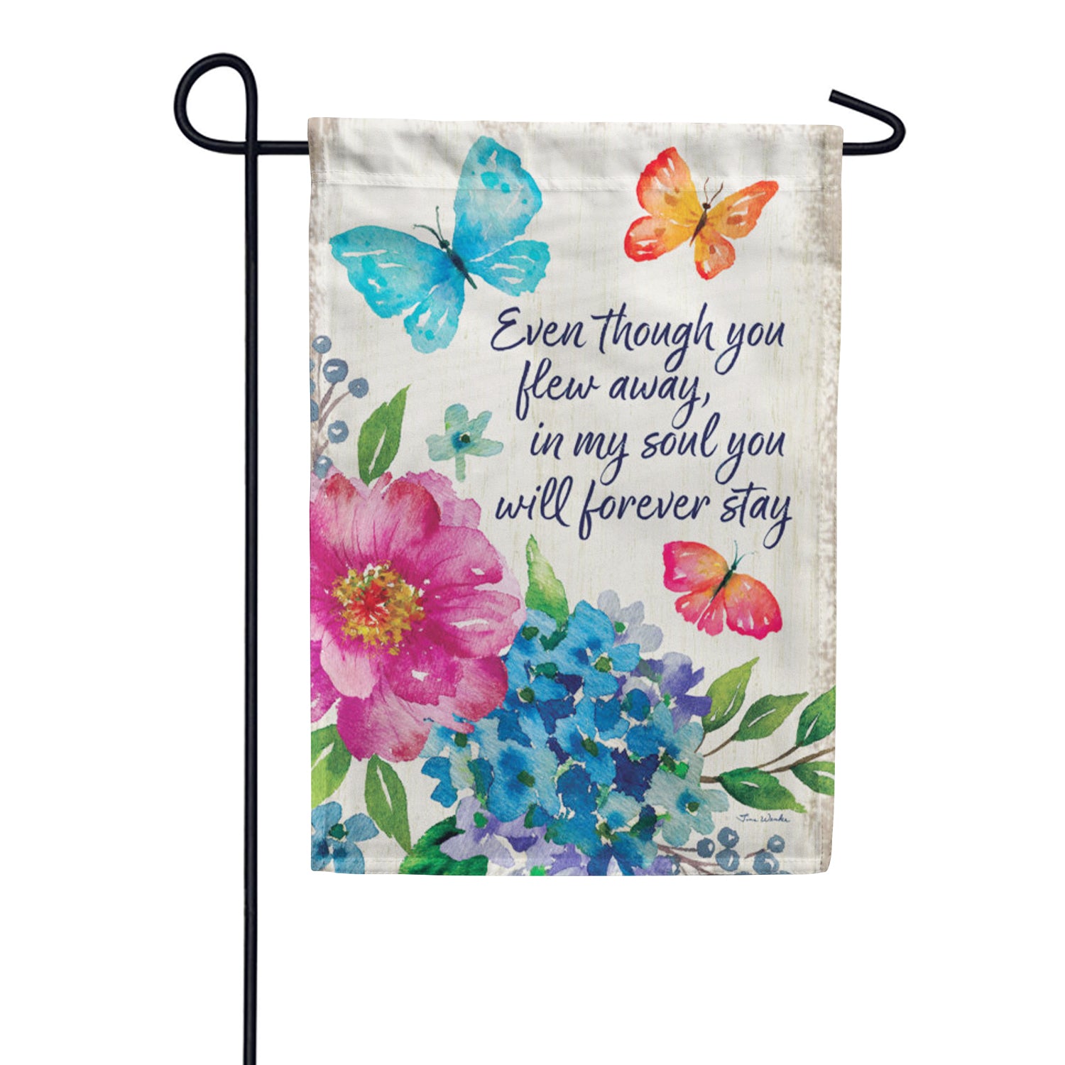 Custom Decor Garden Flag - Butterfly Bereavement