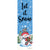 Custom Decor Checkered Snowman Plant Expressions Magnet