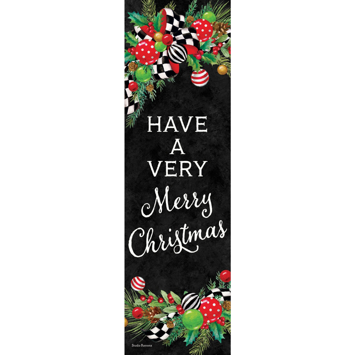 Custom Decor Christmas Swag Plant Expressions Magnet