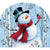 Custom Decor Arbor Mates - Top Hat Snowman