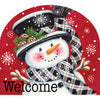 Custom Decor Arbor Mates - Black & Red Snowman