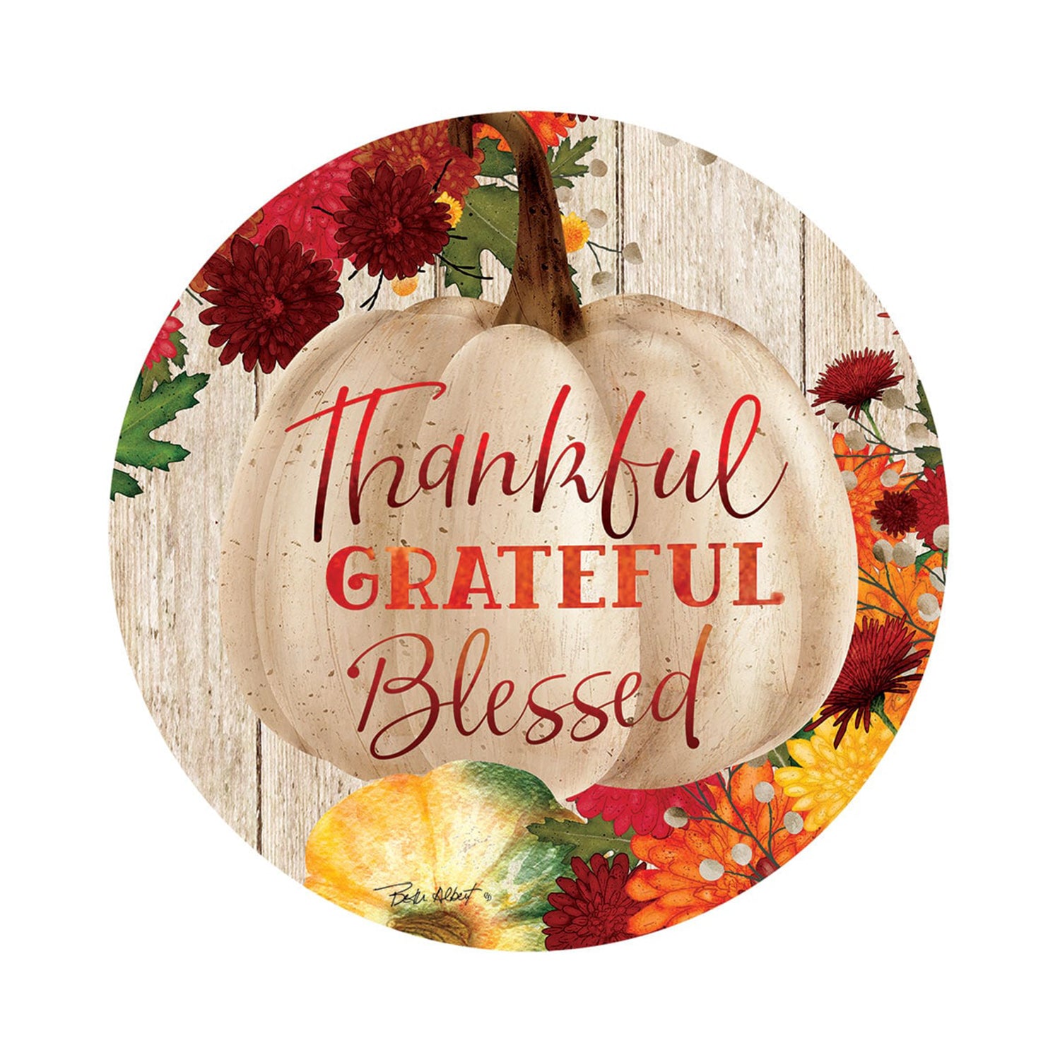 Thankful Mums Accent Magnet