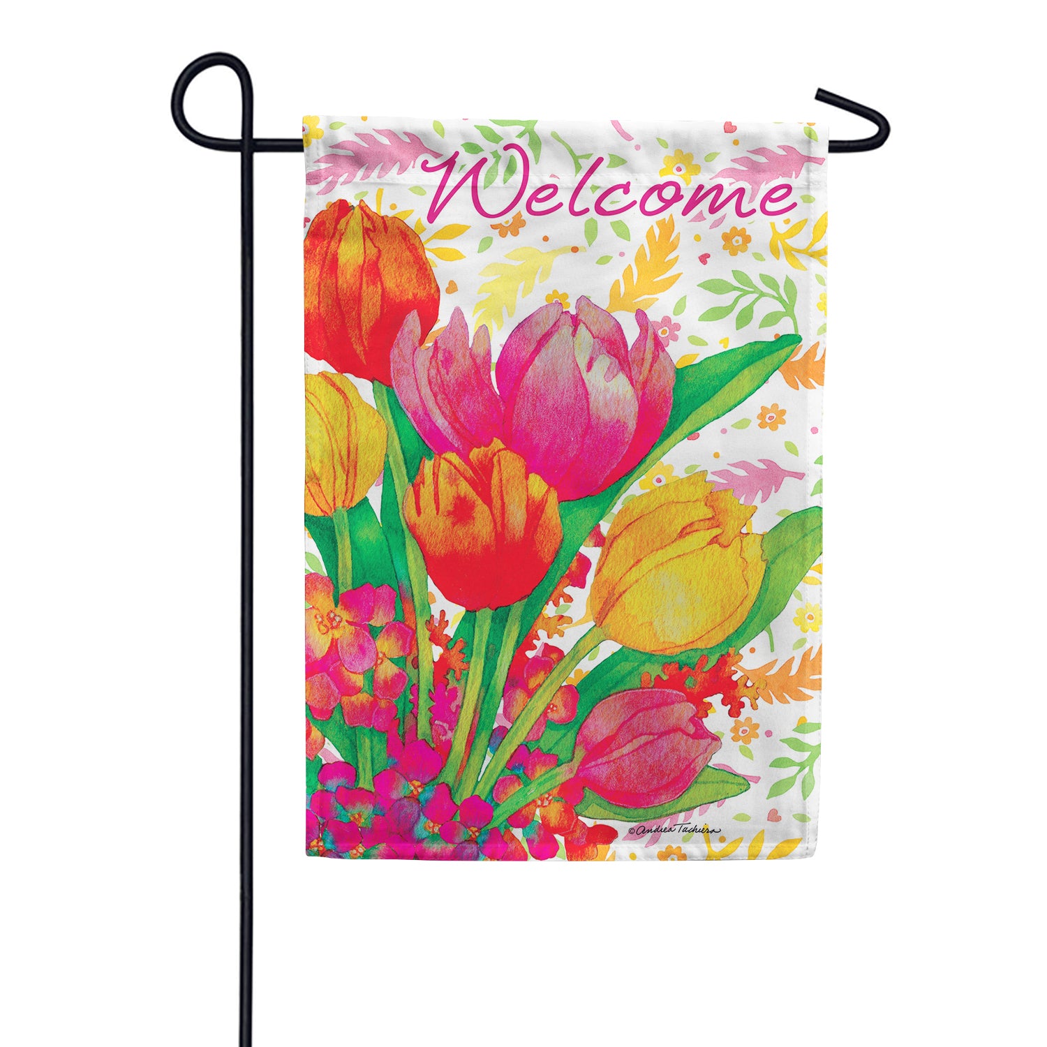 Custom Decor Garden Flag - Tulips
