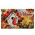 Custom Decor Mat - Cardinal Birdhouse