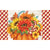 Custom Decor Mat - Pumpkin Sunflower
