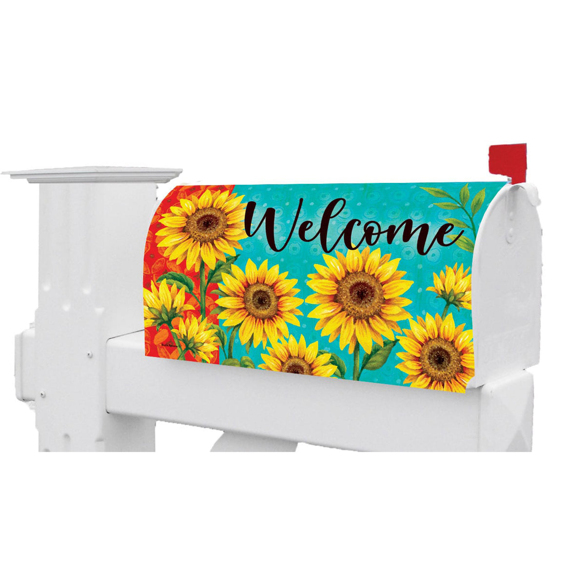 Custom Decor - Sunflower Welcome Mailbox Makeover