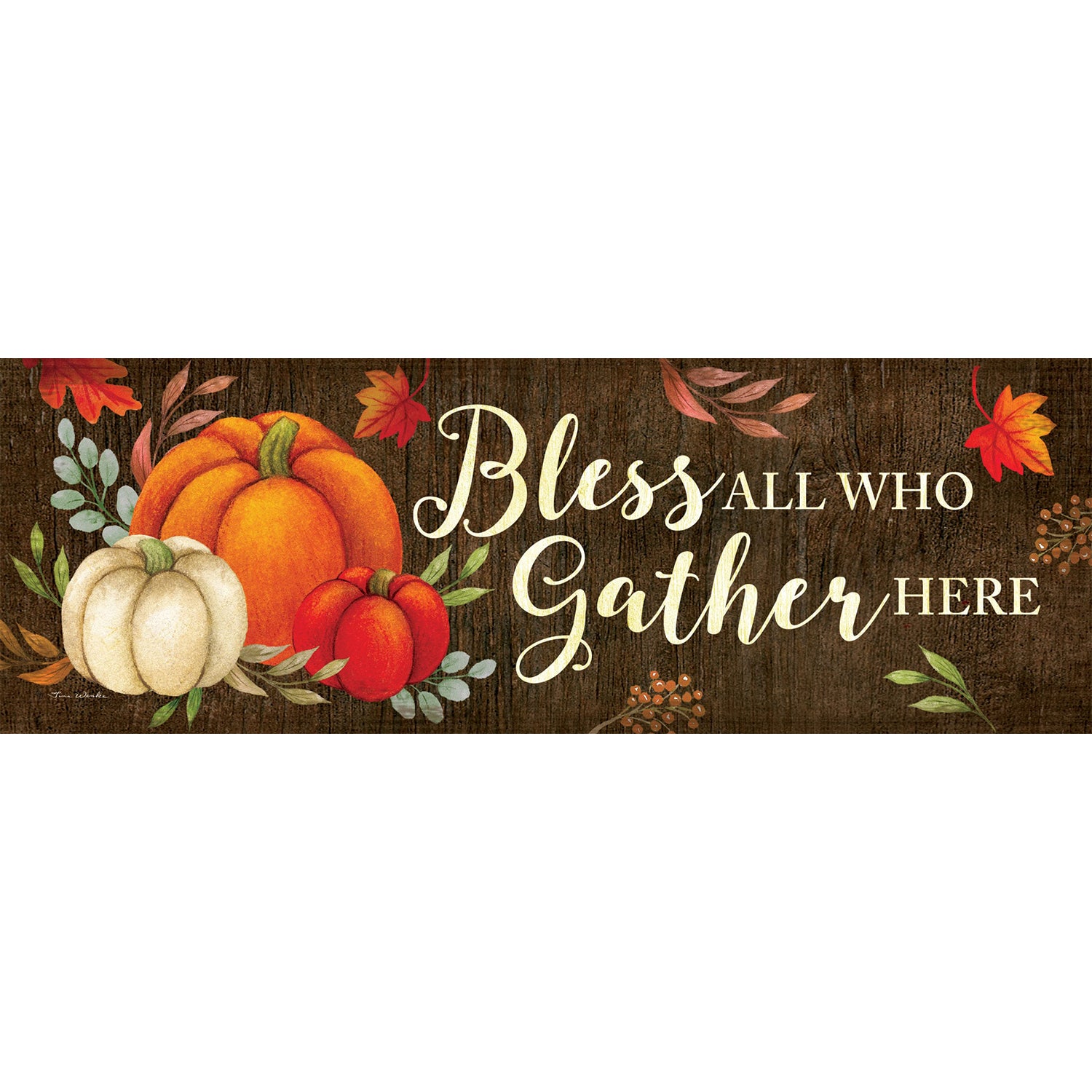 Custom Decor Bless & Gather Signature Sign