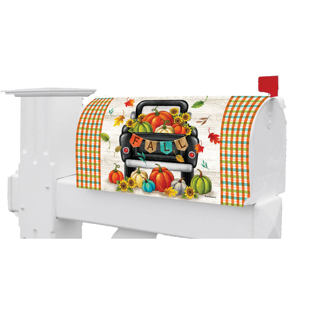 Custom Decor - Pumpkin Truck - Mailbox Makeover