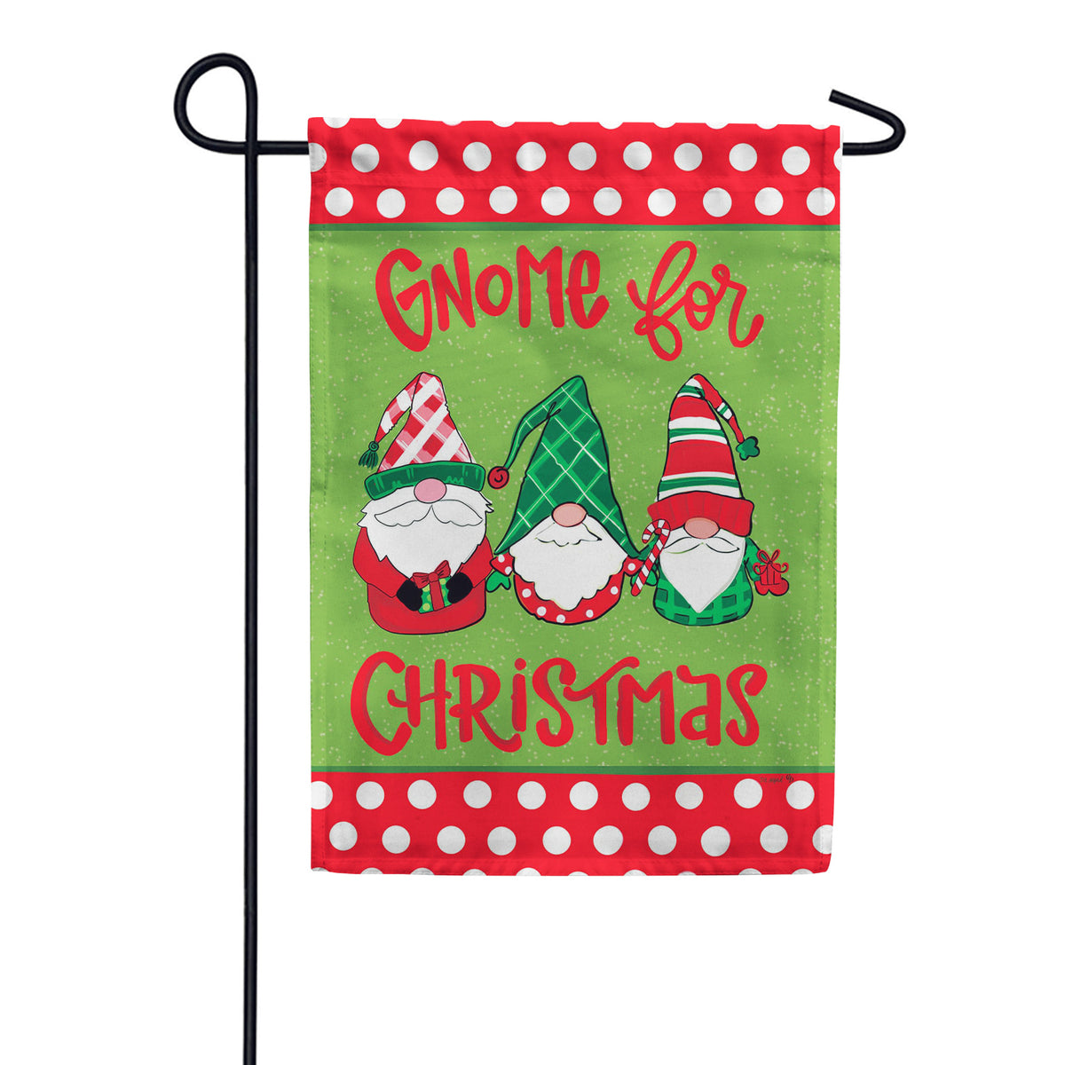 Custom Decor Gnome for Christmas Garden Flag