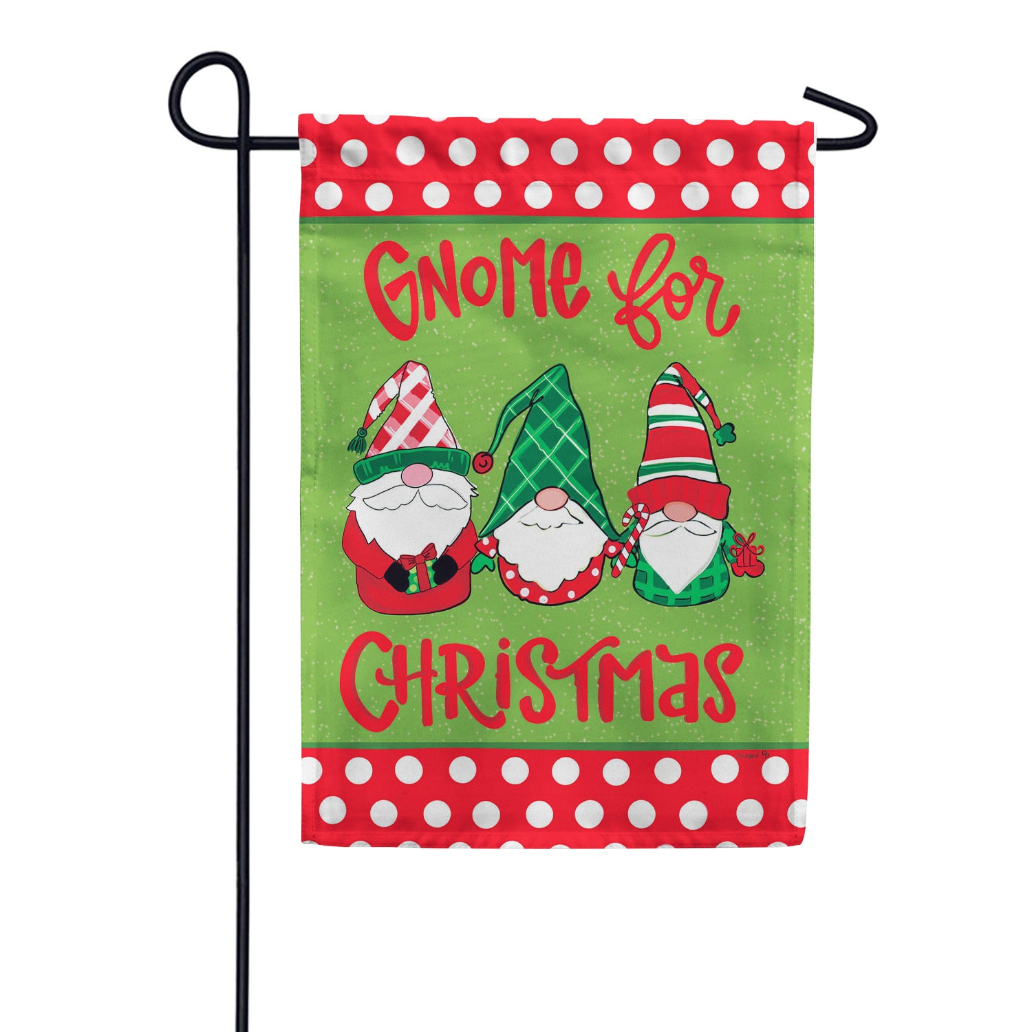 Custom Decor Gnome for Christmas Garden Flag