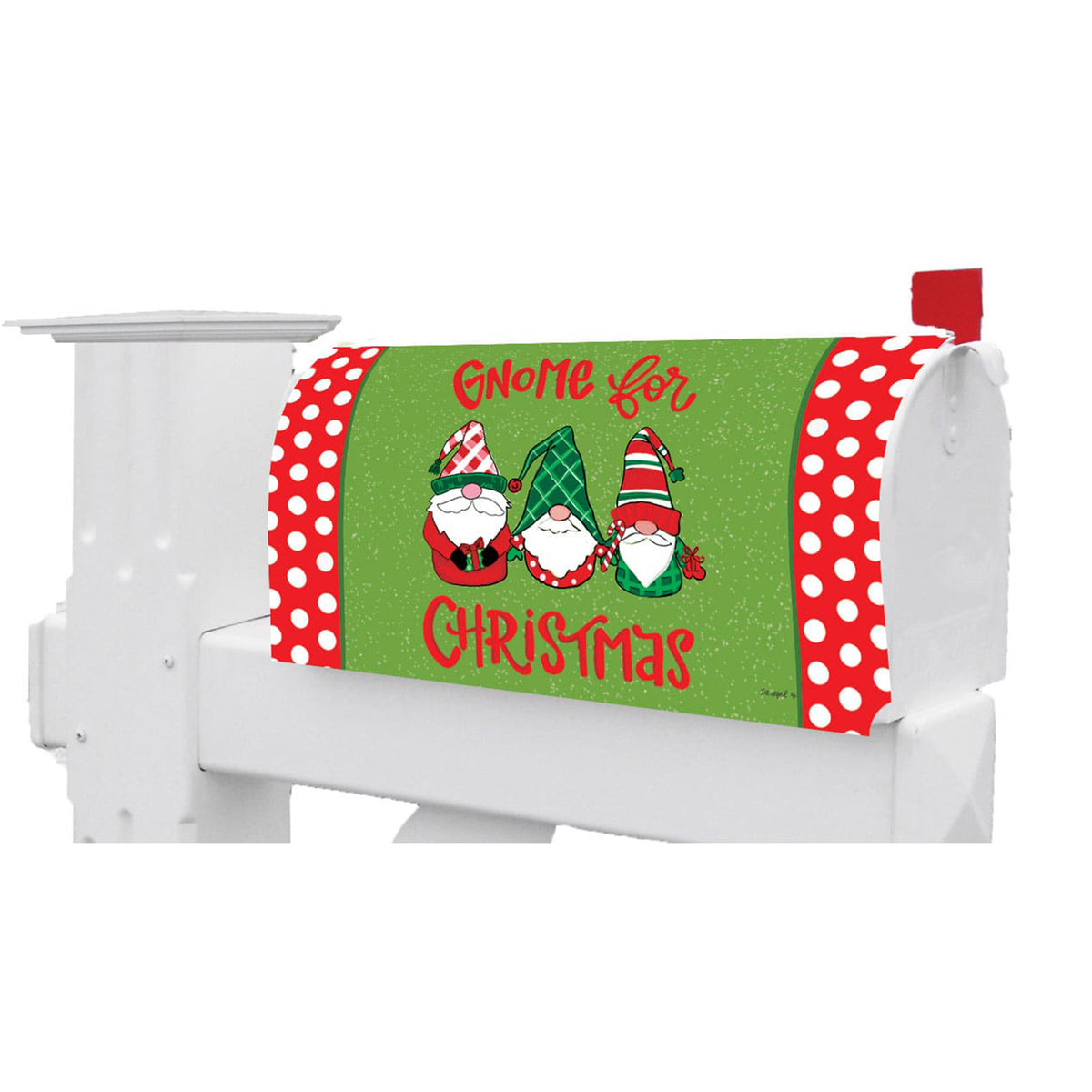 Custom Decor - Gnome for Christmas - Mailbox Makeover