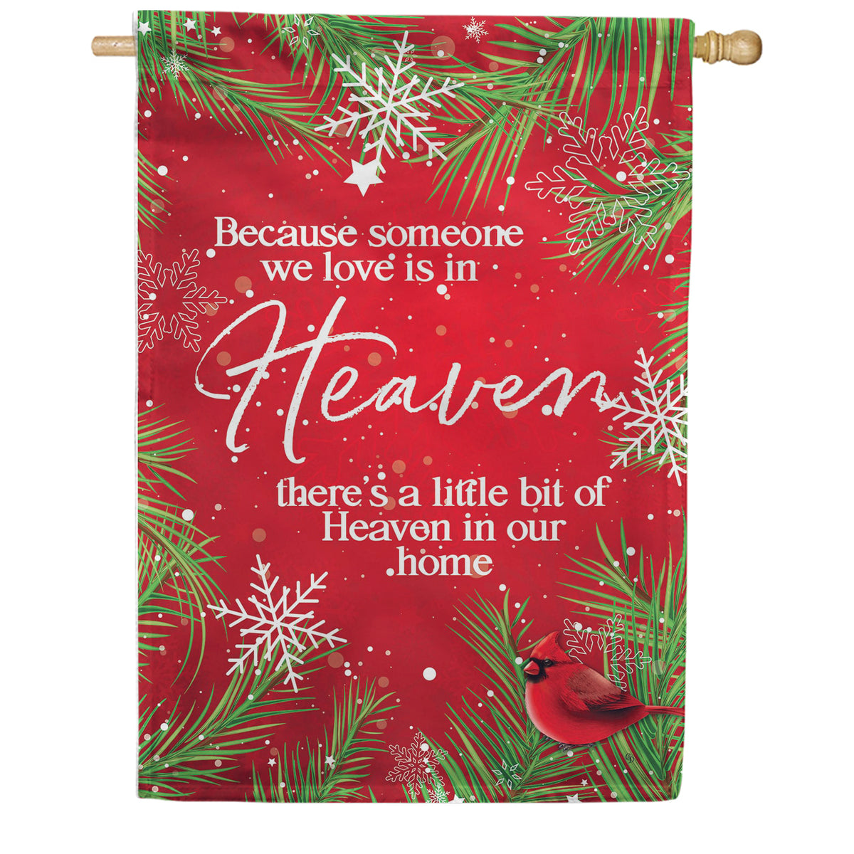 Custom Decor House Flag - Heaven in Our Hearts