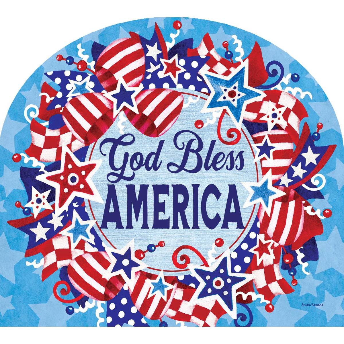 God Bless Wreath Arbor Mate