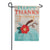 Custom Decor Burlap Garden Flag - Teal Pumpkin