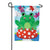 Frog on Toadstool Applique Garden Flag