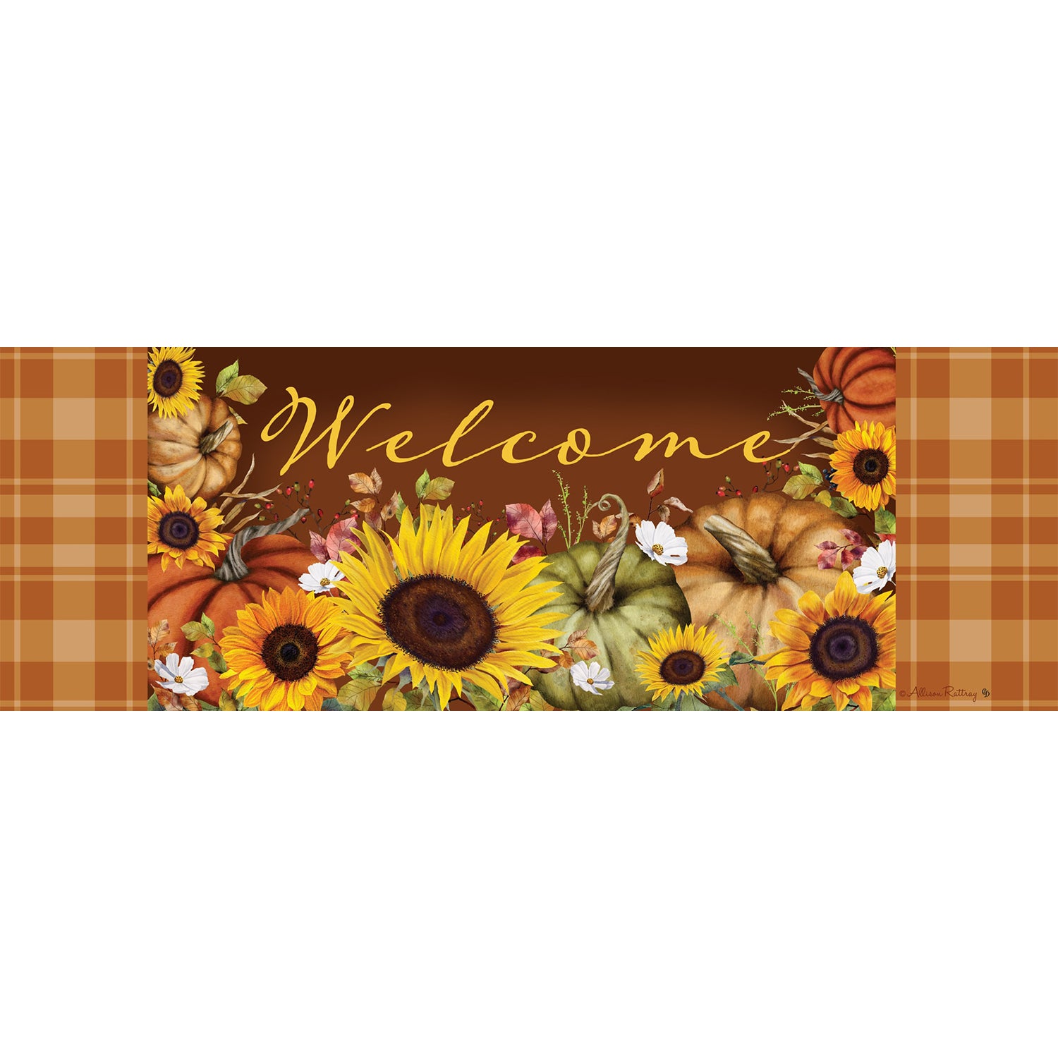 Custom Decor Give Thanks Wreath Signature Sign