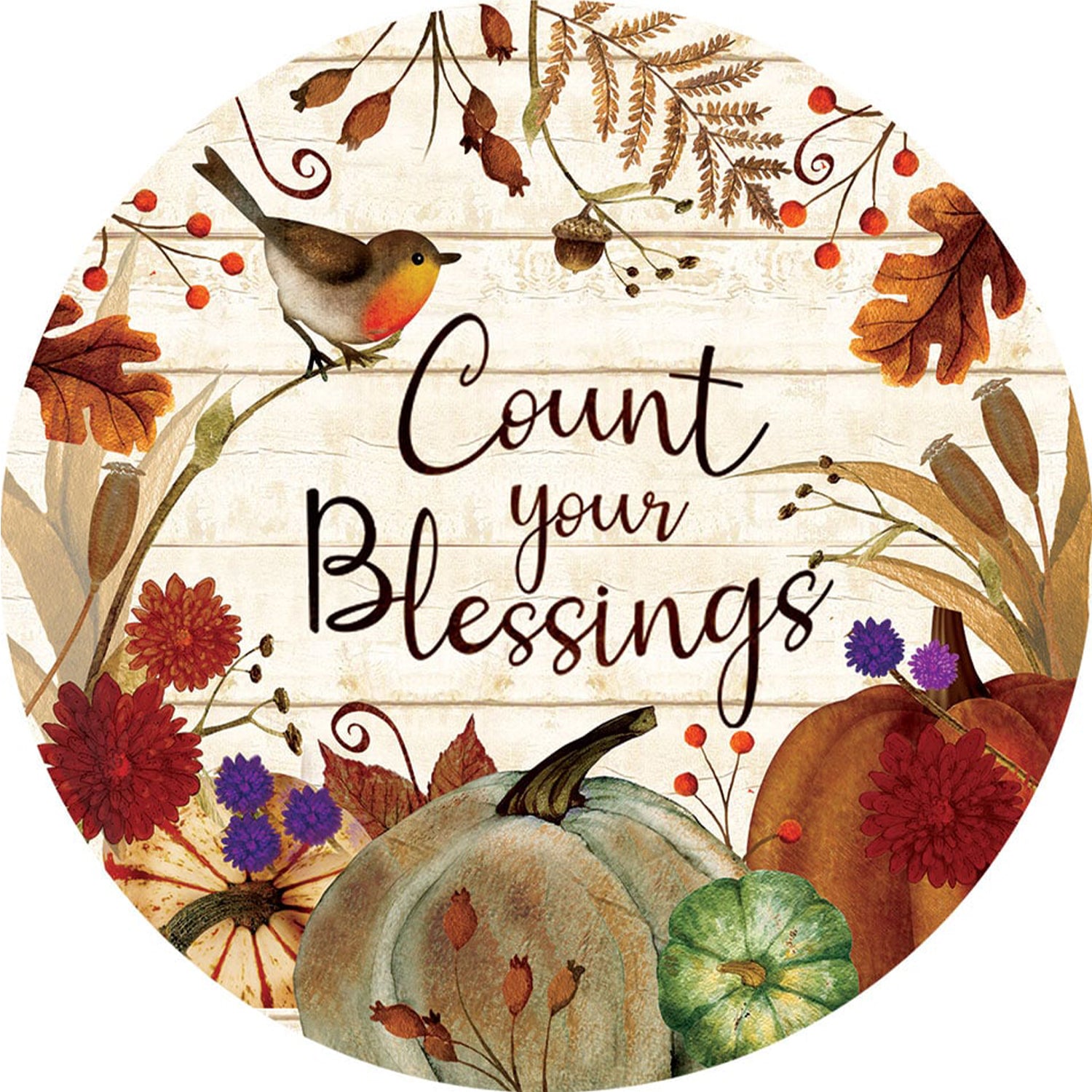 Custom Decor Accent Magnet - Count Your Blessings