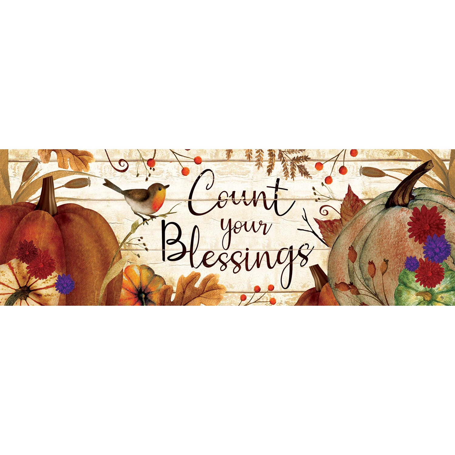 Custom Decor Count Your Blessings Signature Sign