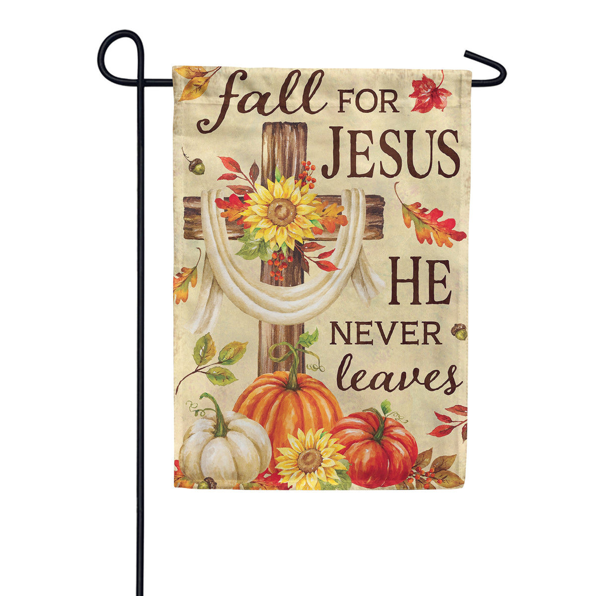 Custom Decor Fall for Jesus Garden Flag