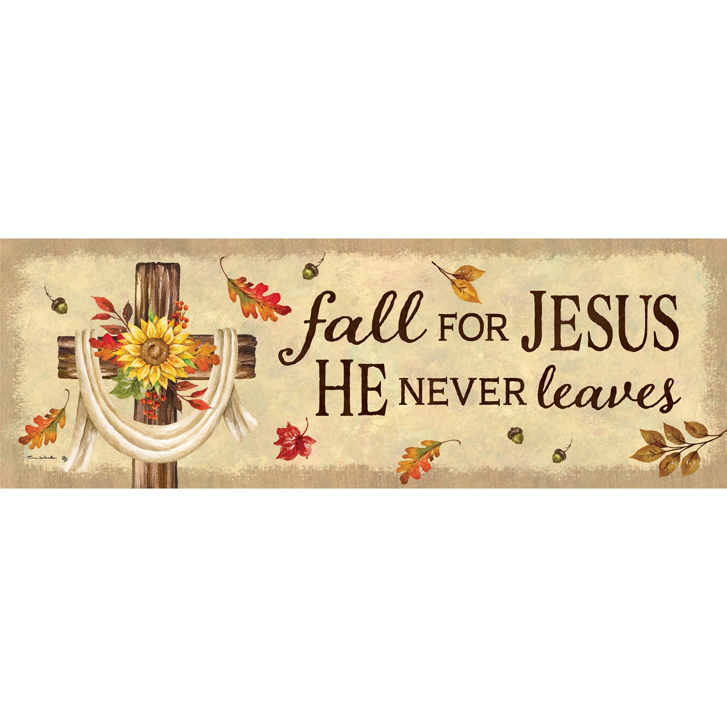 Custom Decor Fall for Jesus Signature Sign