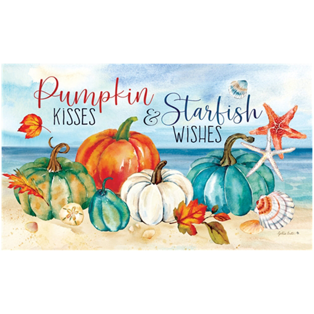 Custom Decor Pumpkin Kisses Mat