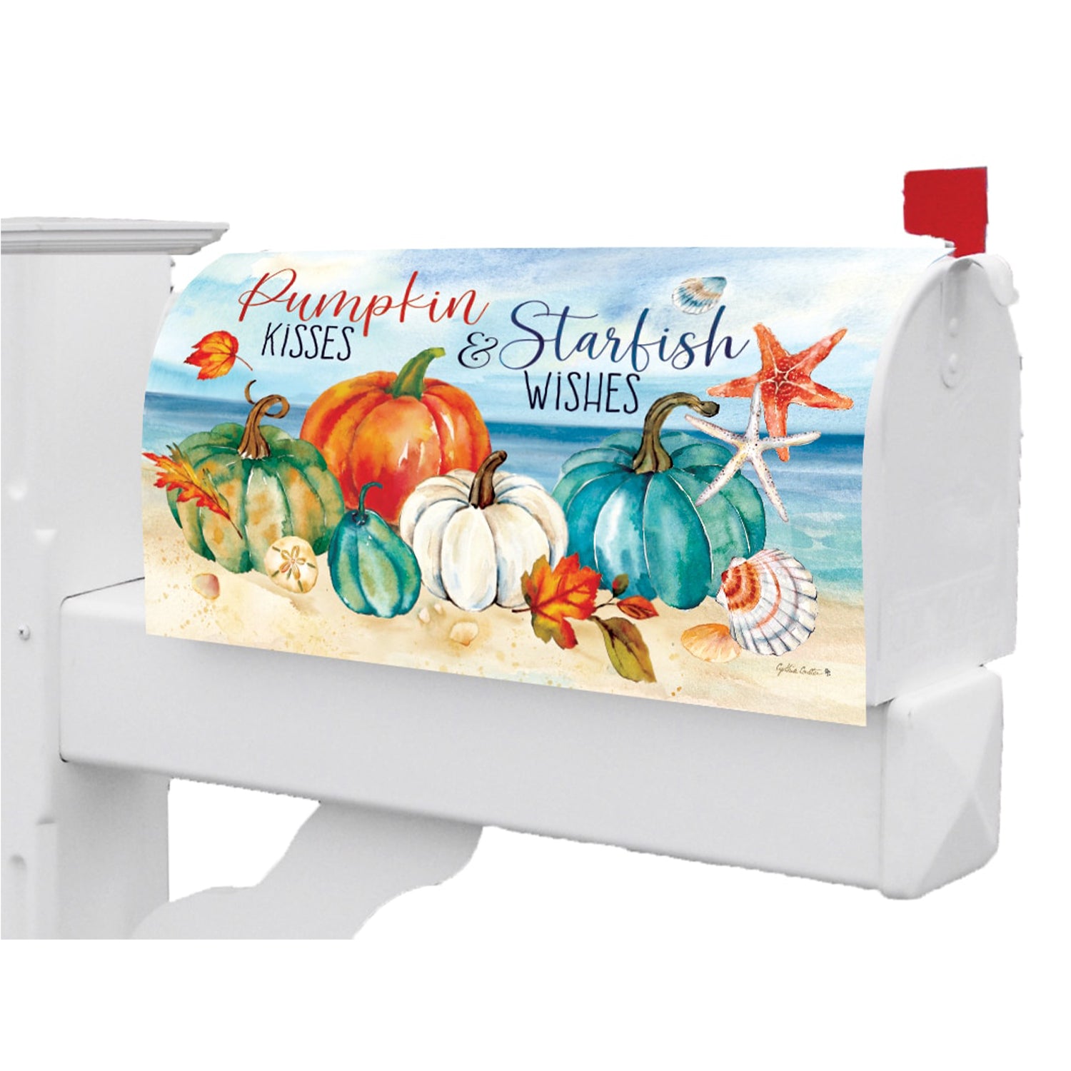 Custom Decor Mailbox Makeover - Pumpkin Kisses