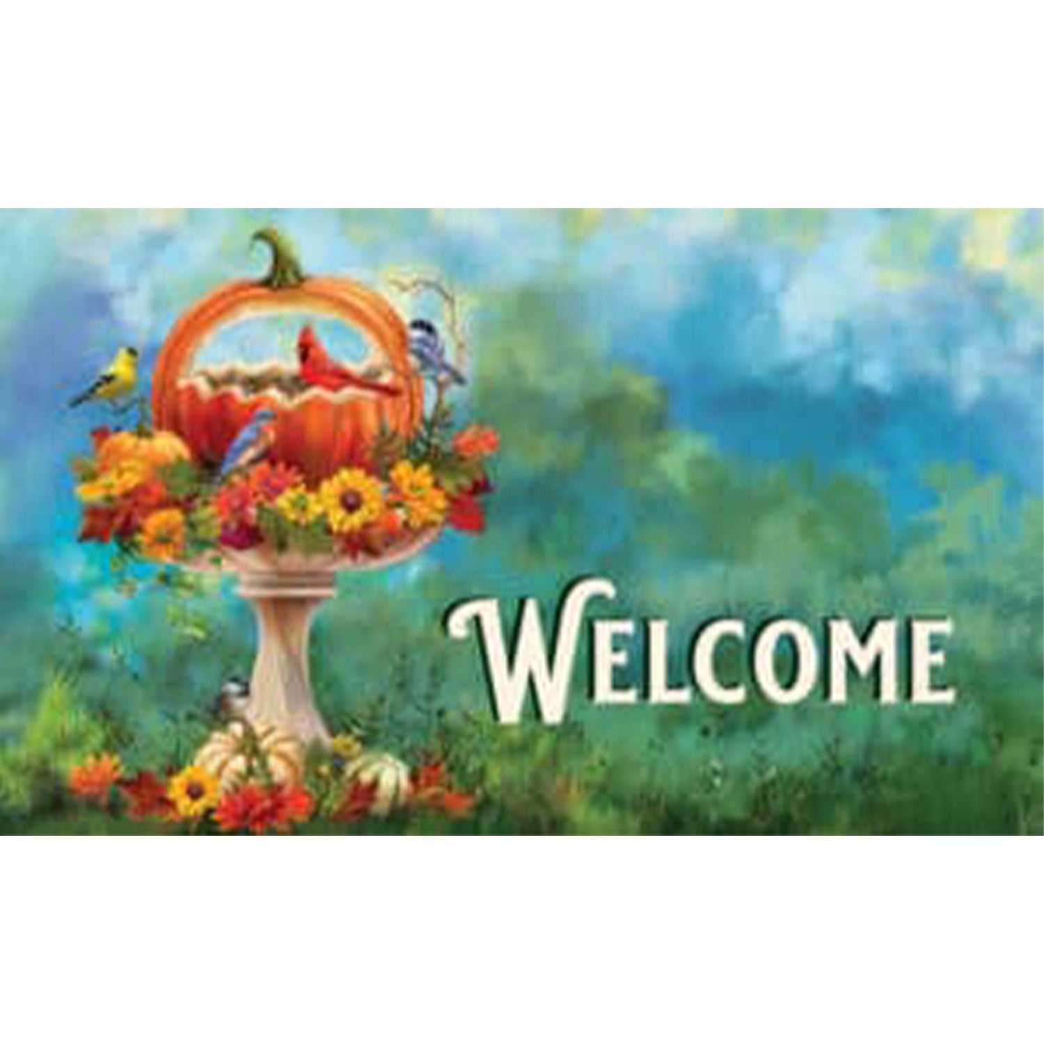 Custom Decor Mat - Pumpkin Feeder