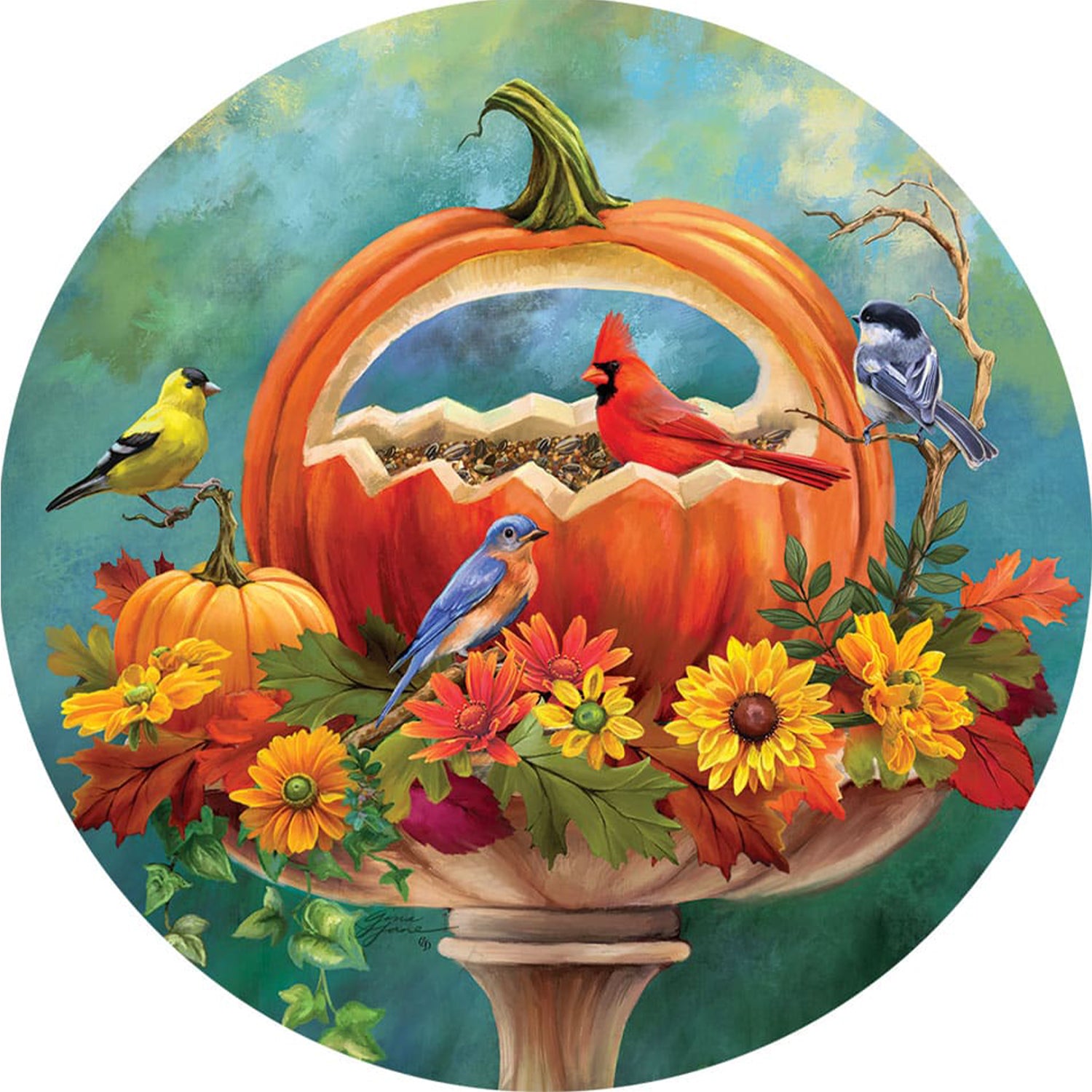 Custom Decor Accent Magnet - Pumpkin Feeder