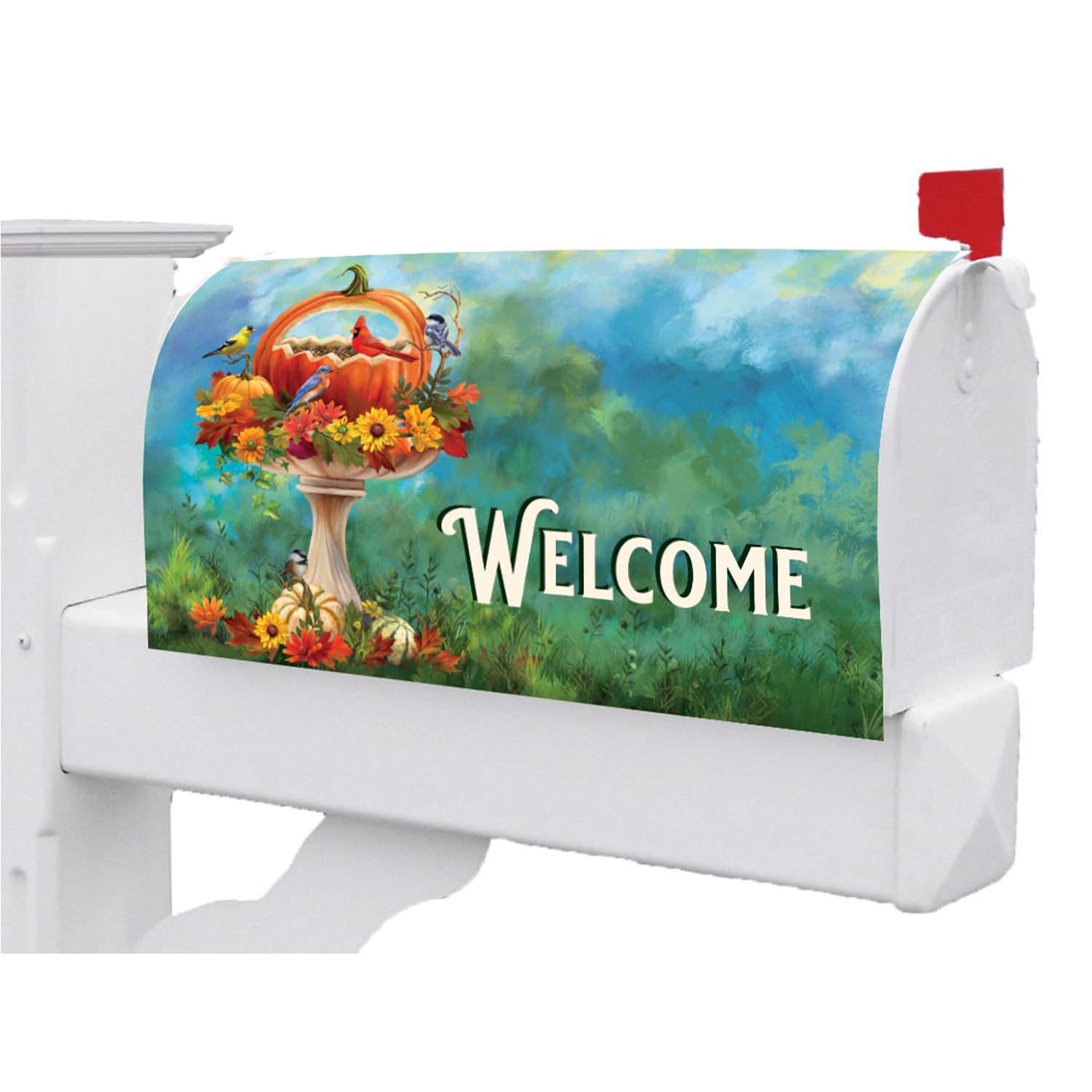 Custom Decor Mailbox Makeover - Pumpkin Feeder