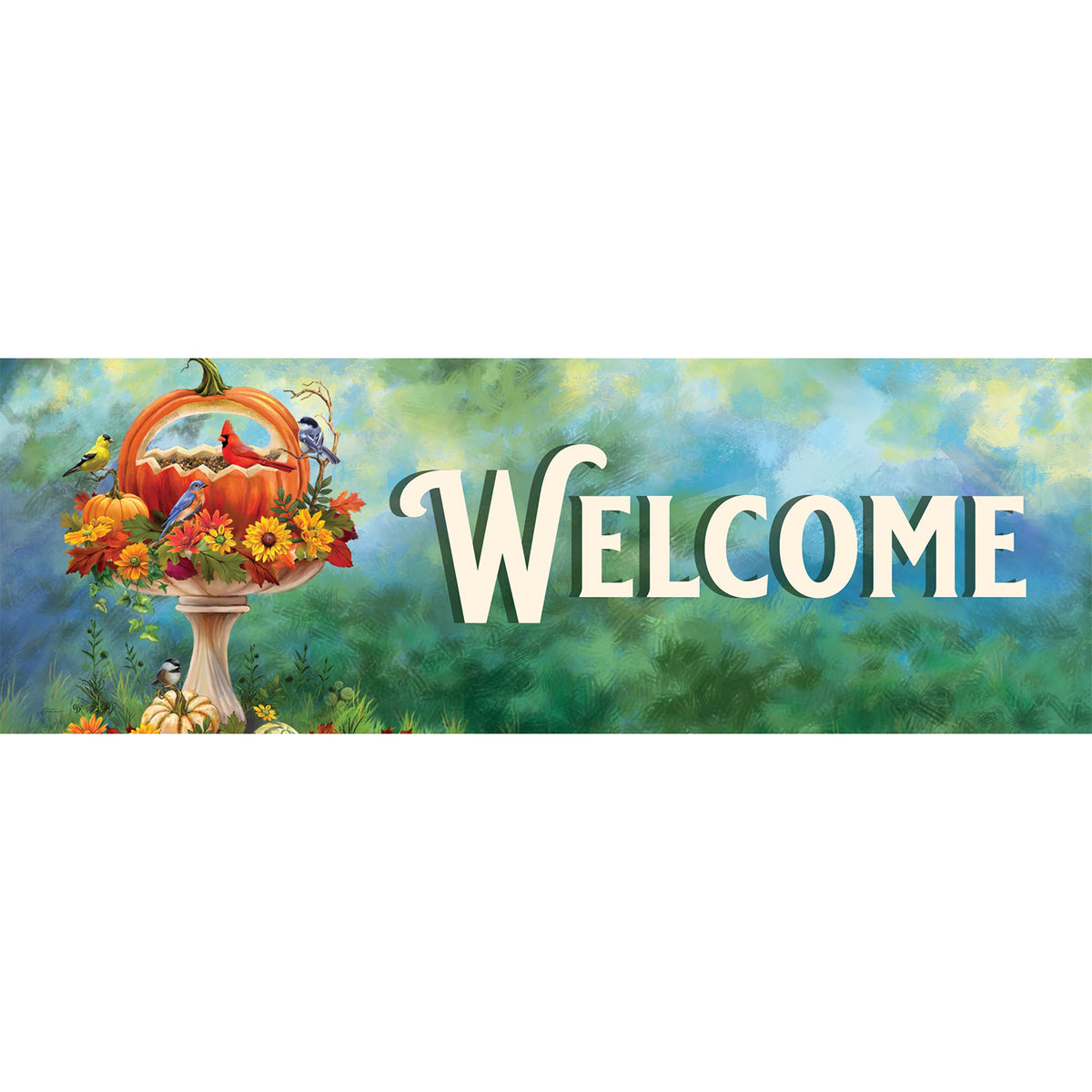 Custom Decor Pumpkin Feeder Signature Sign