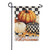 Custom Decor Checkered Pumpkin Garden Flag