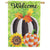 Custom Decor House Flag - Striped Pumpkin