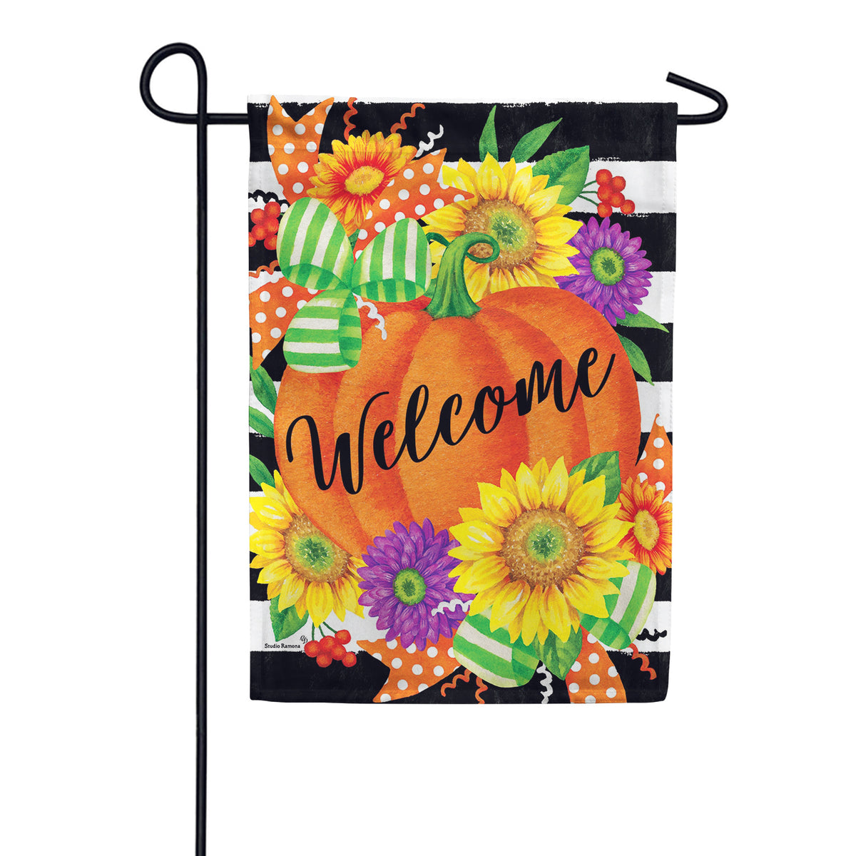 Custom Decor Garden Flag - Pumpkin Splendor
