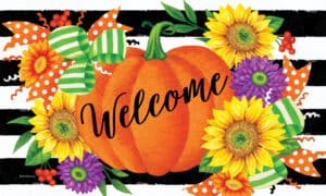 Custom Decor Mat - Pumpkin Splendor