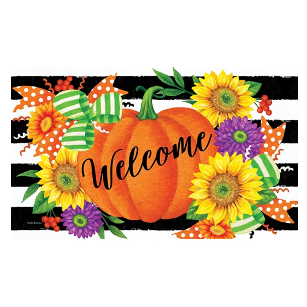 Custom Decor Mat - Pumpkin Splendor