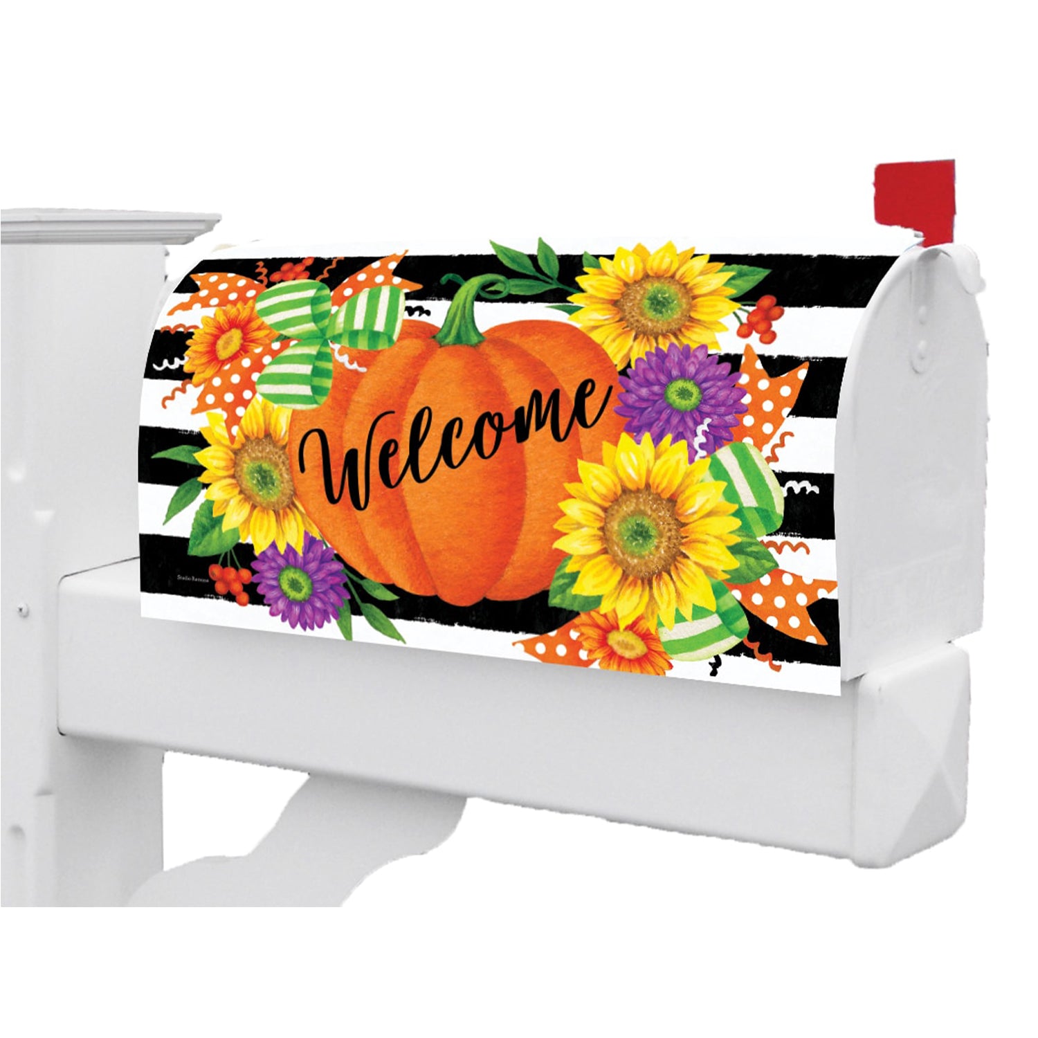 Custom Decor Mailbox Makeover - Pumpkin Splendor