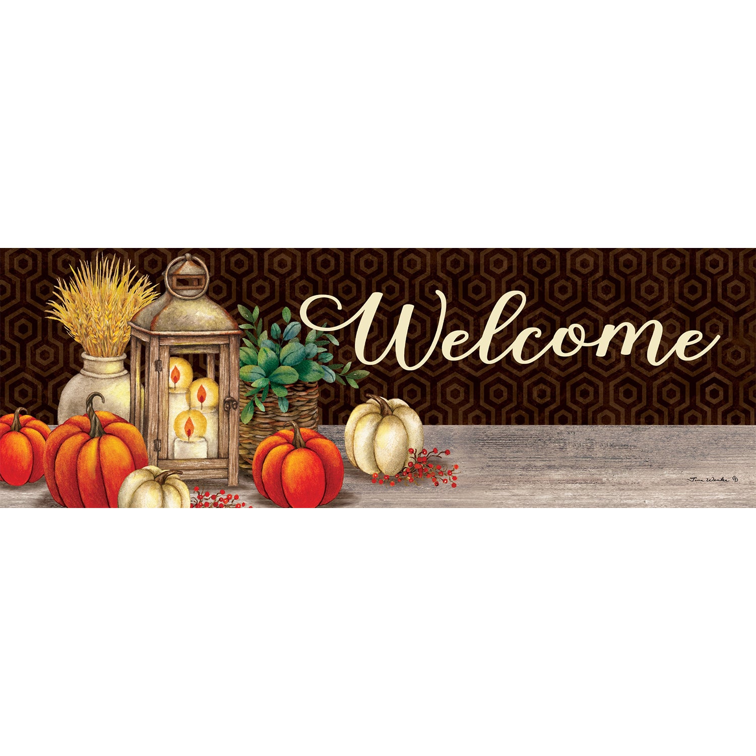 Custom Decor Fall Lantern Signature Sign