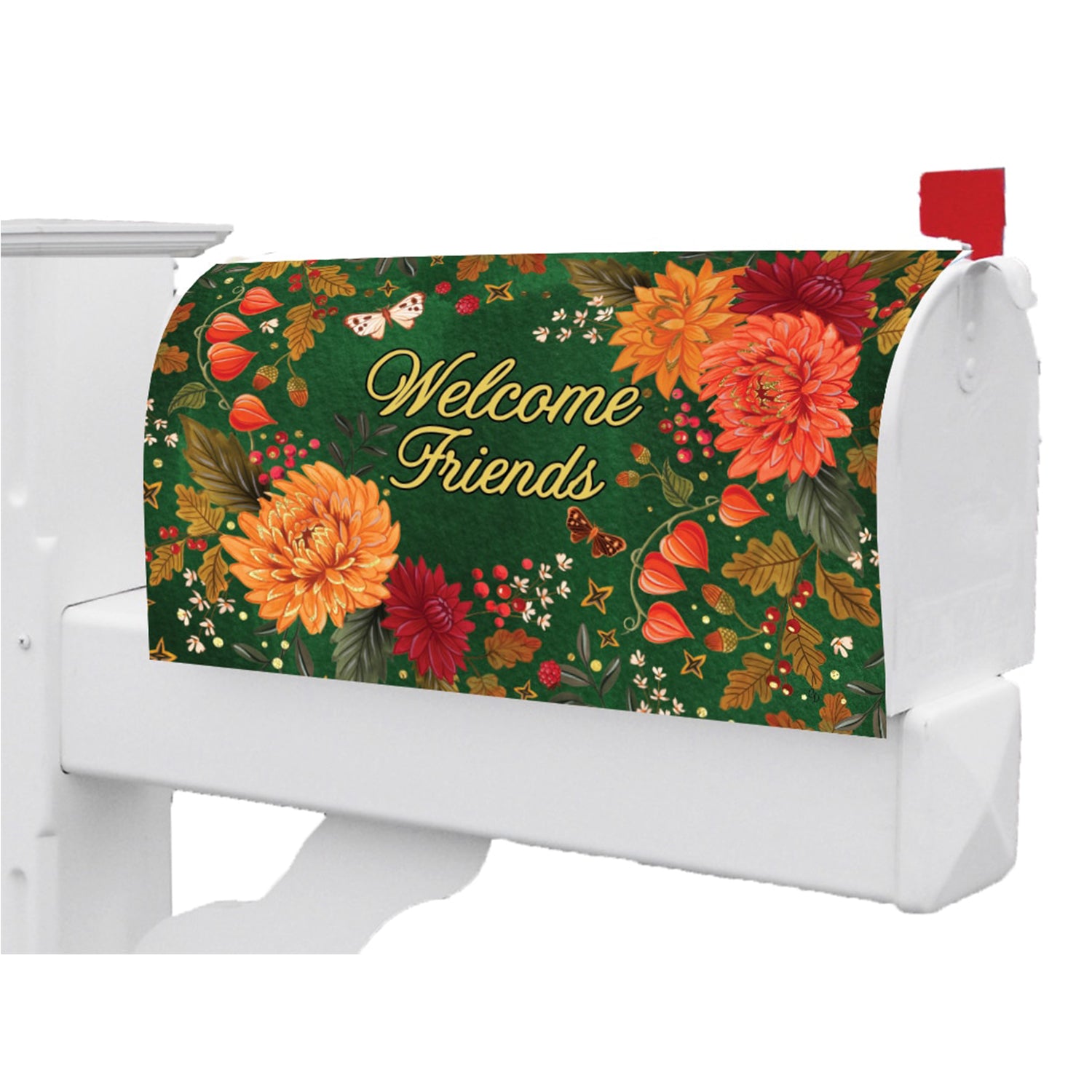 Custom Decor Mailbox Makeover - Mums on Green