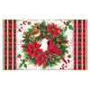 Custom Decor Cardinal Wreath Mat