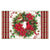Custom Decor Cardinal Wreath Mat