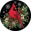 Custom Decor Accent Magnet - Cardinal Pine Cones