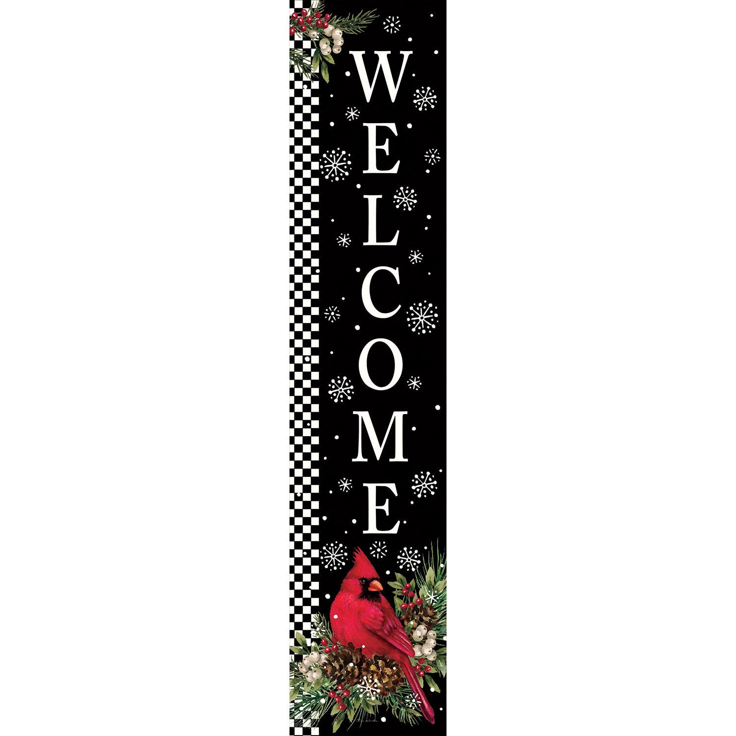 Custom Decor Yard Expression - Cardinal Pine Cones