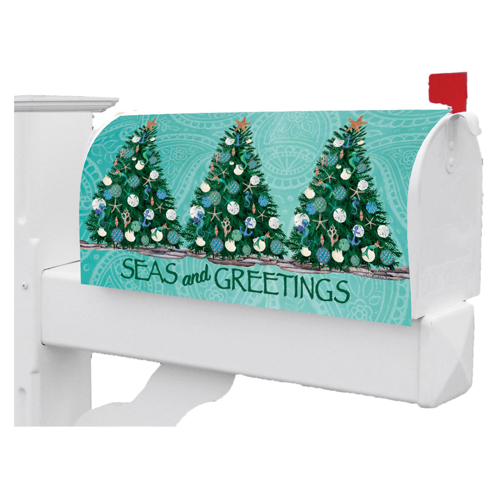 Custom Decor Seas and Greetings Mailbox Makeover