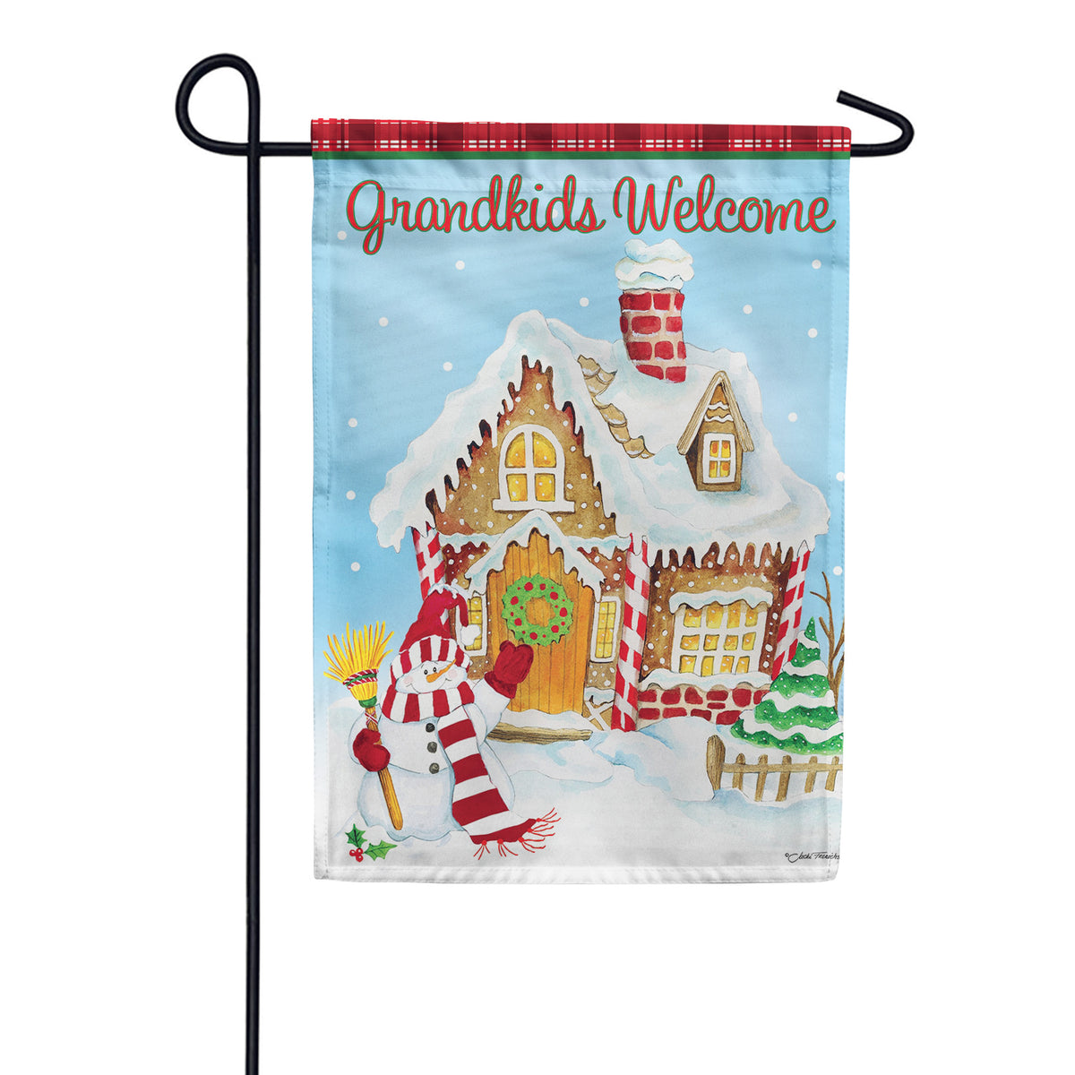 Custom Decor Garden Flag - Grandkids Welcome