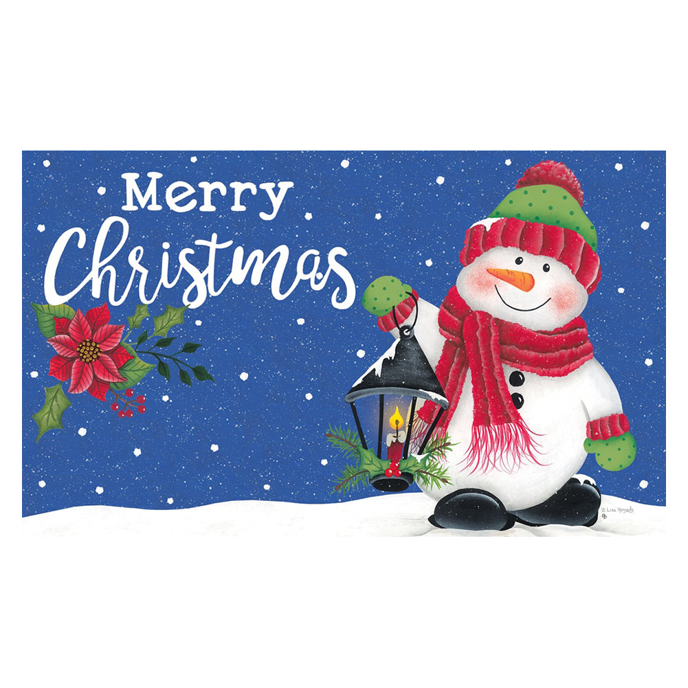 Custom Decor - Snowman Lantern - Mat
